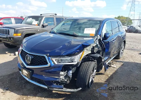 2020 Acura Mdx Technology Package from USA, damaged, VIN 5J8YD4H56LL035046